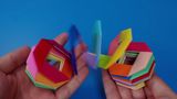 무지개링 슬링키 접는 방법 (Designed by Jo Nakashima) / Origami ...
